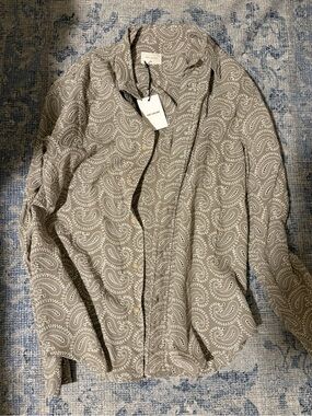 Aime Leon Dore Paisley Embroidered Shirt